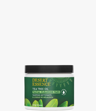 Desert Essence Facial Cleansing Pads, Tea Tree, 50ct.