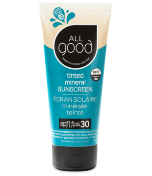 All Good Sunscreen, Tinted Lotion SPF30, 3oz