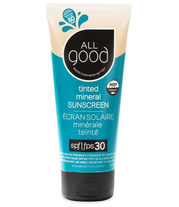 All Good Sunscreen, Tinted Lotion SPF30, 3oz