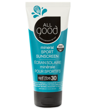All Good Sunscreen, Sport Lotion, SPF 30, 3oz
