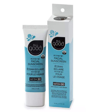 All Good Sunscreen, Mineral Facial Sunscreen 1.7oz