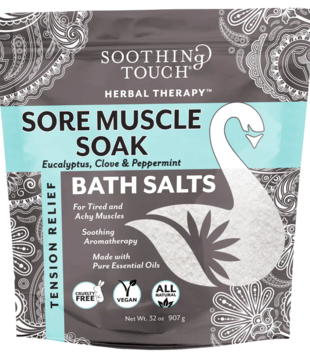 Soothing Touch Bath Salts, Sore Muscle, 32oz. -K