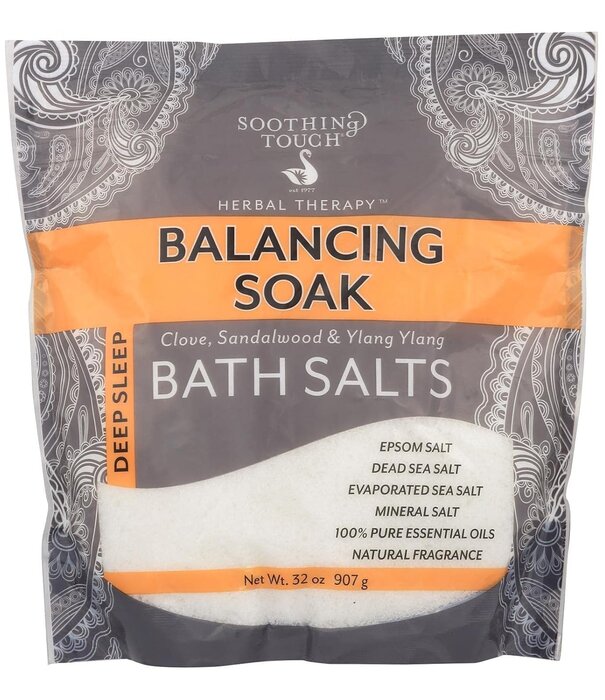 Soothing Touch Bath Salts, Balancing Soak, 32oz. -DC16