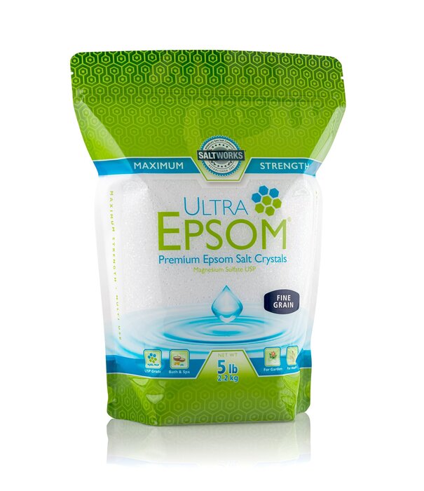 Saltworks Ultra Epsom Salt, 5lb. - U