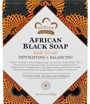 Nubian Heritage Bar Soap, African Black Soap, 5oz.