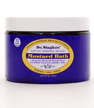 Dr. Singha's Bath Salts, Mustard, 8oz.