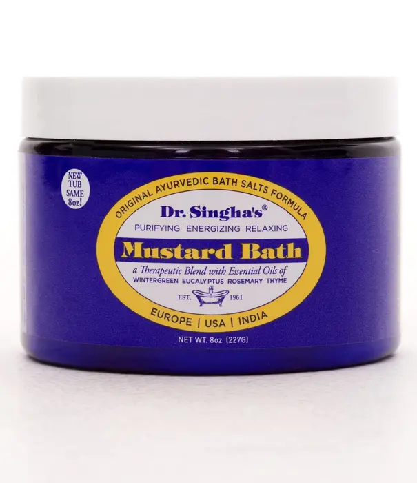 Dr. Singha's Bath Salts, Mustard, 8oz.