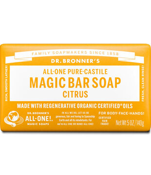 Dr. Bronner's Pure Castile Bar Soap, Citrus, 5oz.
