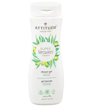 Attitude Super Leaves Shower Gel, Nourishing, 16oz.