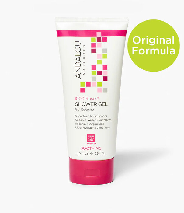ANDALOU NATURALS Andalou Natural 1000 Roses Soothing Shower Gel 8.5oz