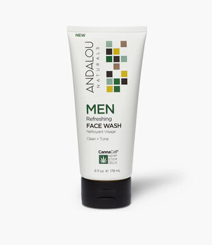 Andalou Naturals Face Wash, Refreshing, Men, 6oz.
