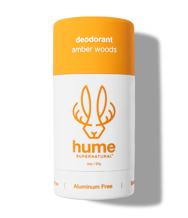 Hume Dry Deodorant, Amber Woods, 2oz.