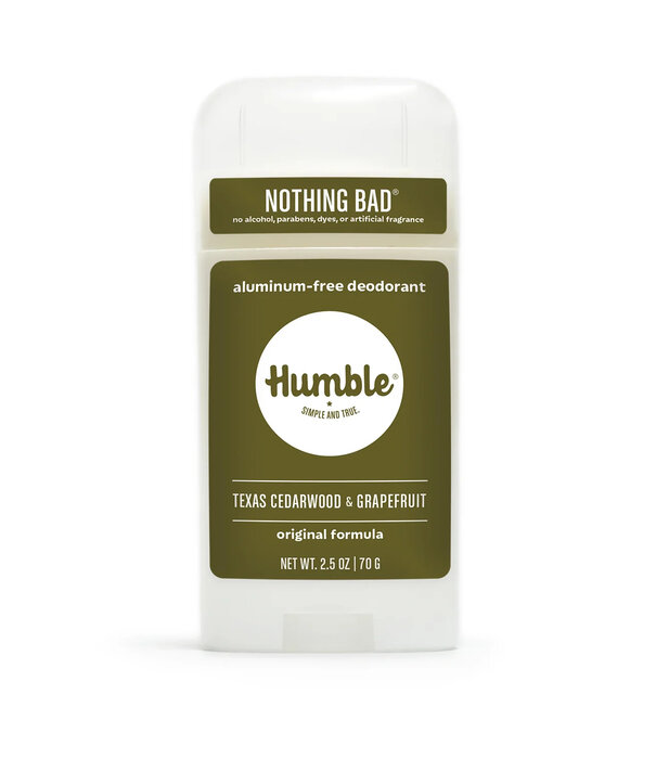 Humble Brands Deodorant Original Texas Cedarwood & Grapefruit, 2.5oz