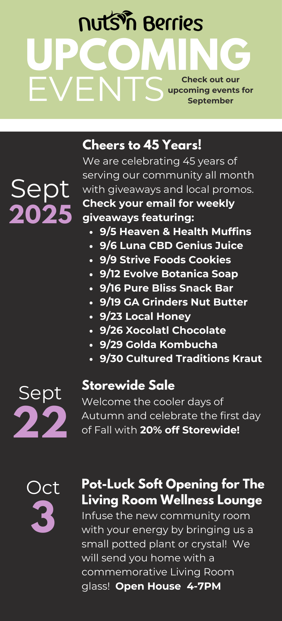 September Events