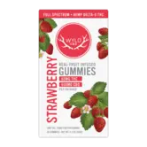 Wyld CBD Gummies Strawberry, 2mg THC + 10mg CBD, 30ct