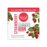 Wyld CBD Gummies Strawberry, 2mg THC + 10mg CBD, 10ct
