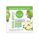Wyld CBD Gummies Sour Apple, 2mg THC + 10mg CBD + 10mg CBG, 10ct