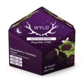 Wyld Gummies Boysenberry Dream, 10mg THC, 10mg CBN, 10mg CBD, Indica, 10ct