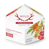 Wyld Gummies Pomegranate, 10mg THC + 10mg CBD, Hybrid, 10ct