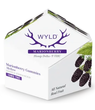 Wyld Gummies Marionberry, 10mg THC, Indica, 10ct