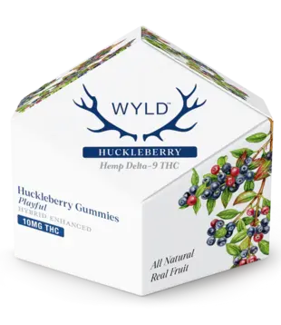 Wyld Gummies Huckleberry, 10mg THC, Hybrid, 10ct