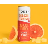 North High Tonics Blood Orange Mango, 10mg THC, 12oz., 4pk