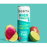 North High Tonics Prickly Pear Lime, 10mg THC, 12oz, 4pk