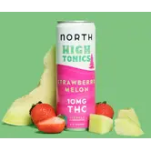 North High Tonics Strawberry Melon, 10mg THC, 12oz., 4pk
