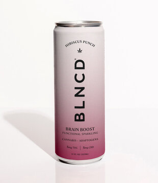BLNCD Brain Boost, THC Elixir, Hibiscus 5mg, 4pk