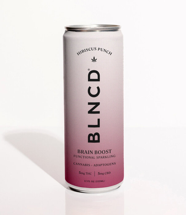 BLNCD Brain Boost, THC Elixir, Hibiscus 5mg, 4pk