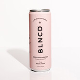 BLNCD Sparkling Water, Strawberry Basil, 5mg THC, 4pk