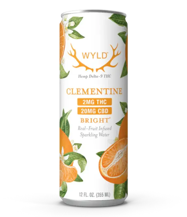 Wyld Clementine, 2mg THC, 12oz, 4pk