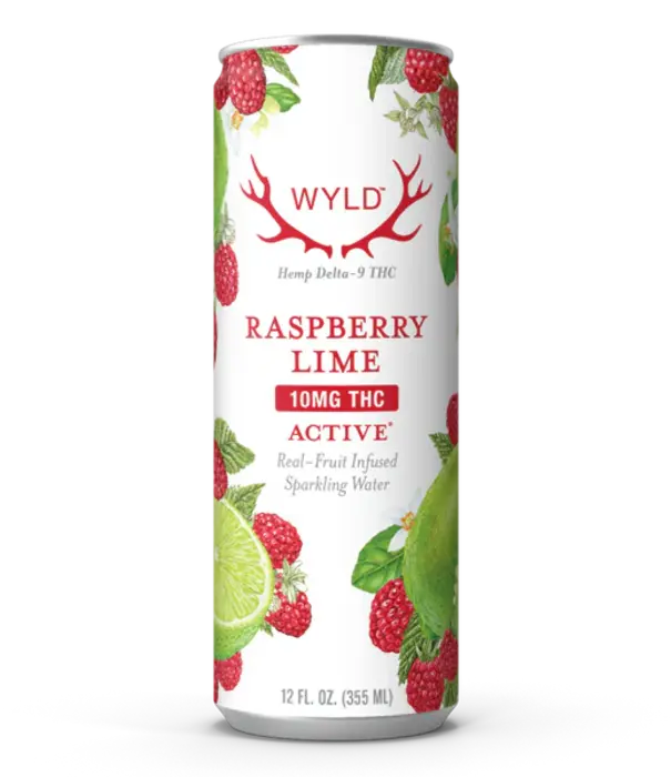 Wyld Raspberry Lime, 10mg THC, 12oz, 4pk