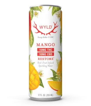 Wyld Mango, 10mg THC, 12oz, 4pk