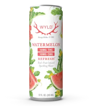 Wyld Watermelon, 10mg THC, 12oz, 4pk