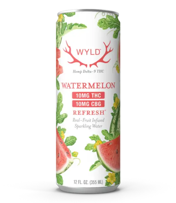 Wyld Watermelon, 10mg THC, 12oz, 4pk