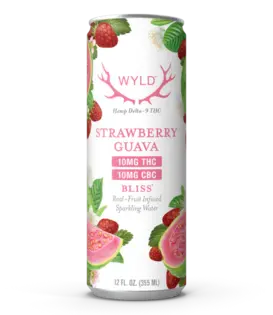 Wyld Strawberry Guava, 10mg THC, 12oz, 4pk