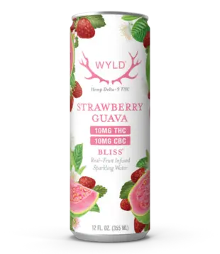 Wyld Strawberry Guava, 10mg THC, 12oz, 4pk