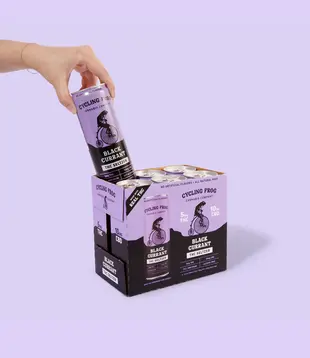 Cycling Frog Black Currant THC Seltzer, 5mg, 6pk