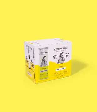 Cycling Frog Lemon THC Seltzer, 2mg, 6pk