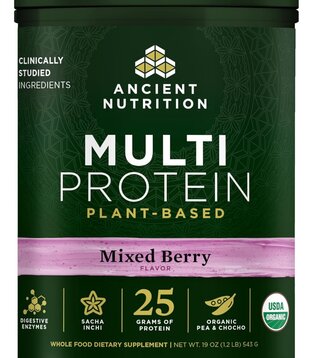 Ancient Nutrition Multi Protein, Plant, Berry, 15srv