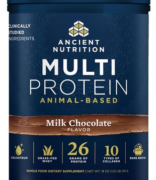 Ancient Nutrition Multi Protein, Animal, Milk Chocolate, 15srv