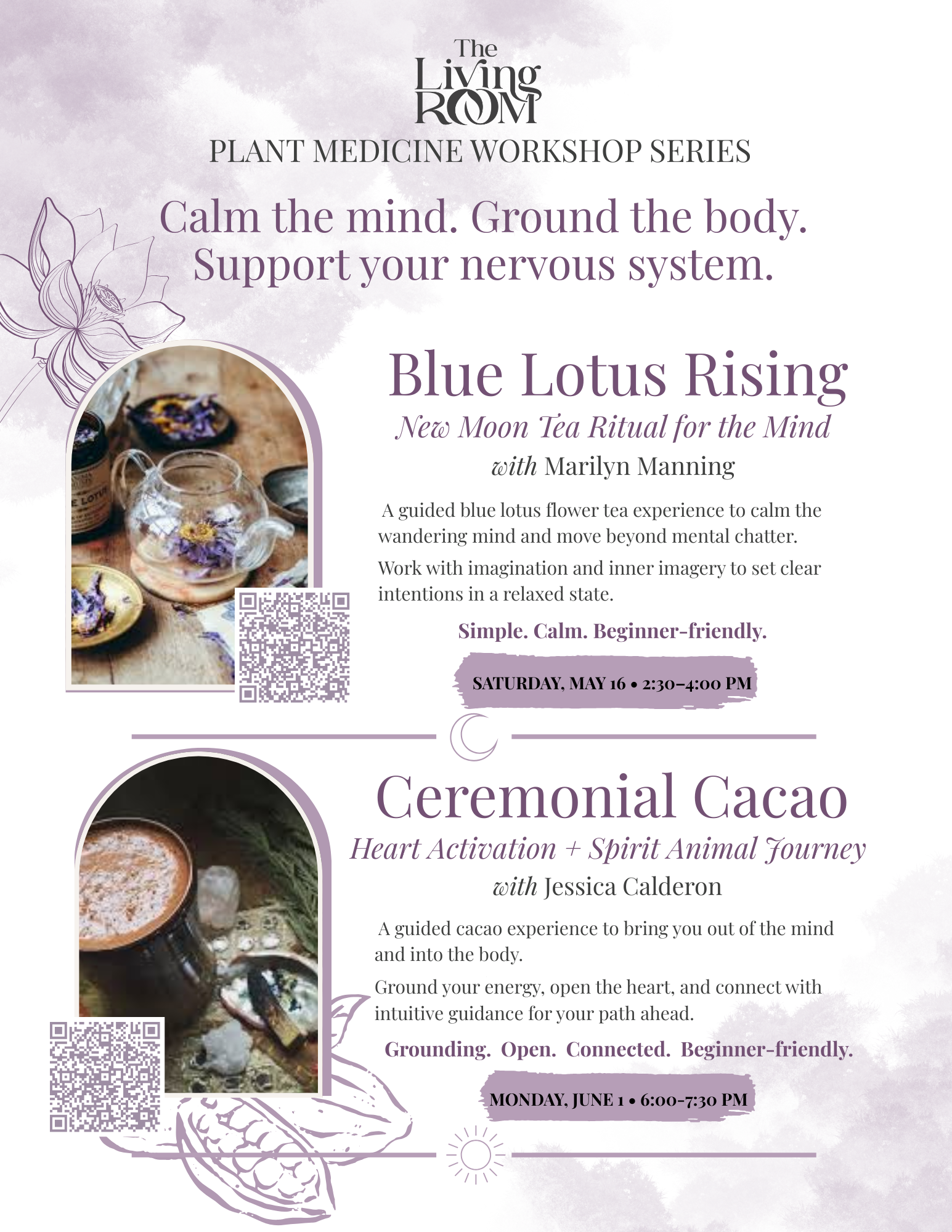 May 2026 Plant Medicine Workshop Series