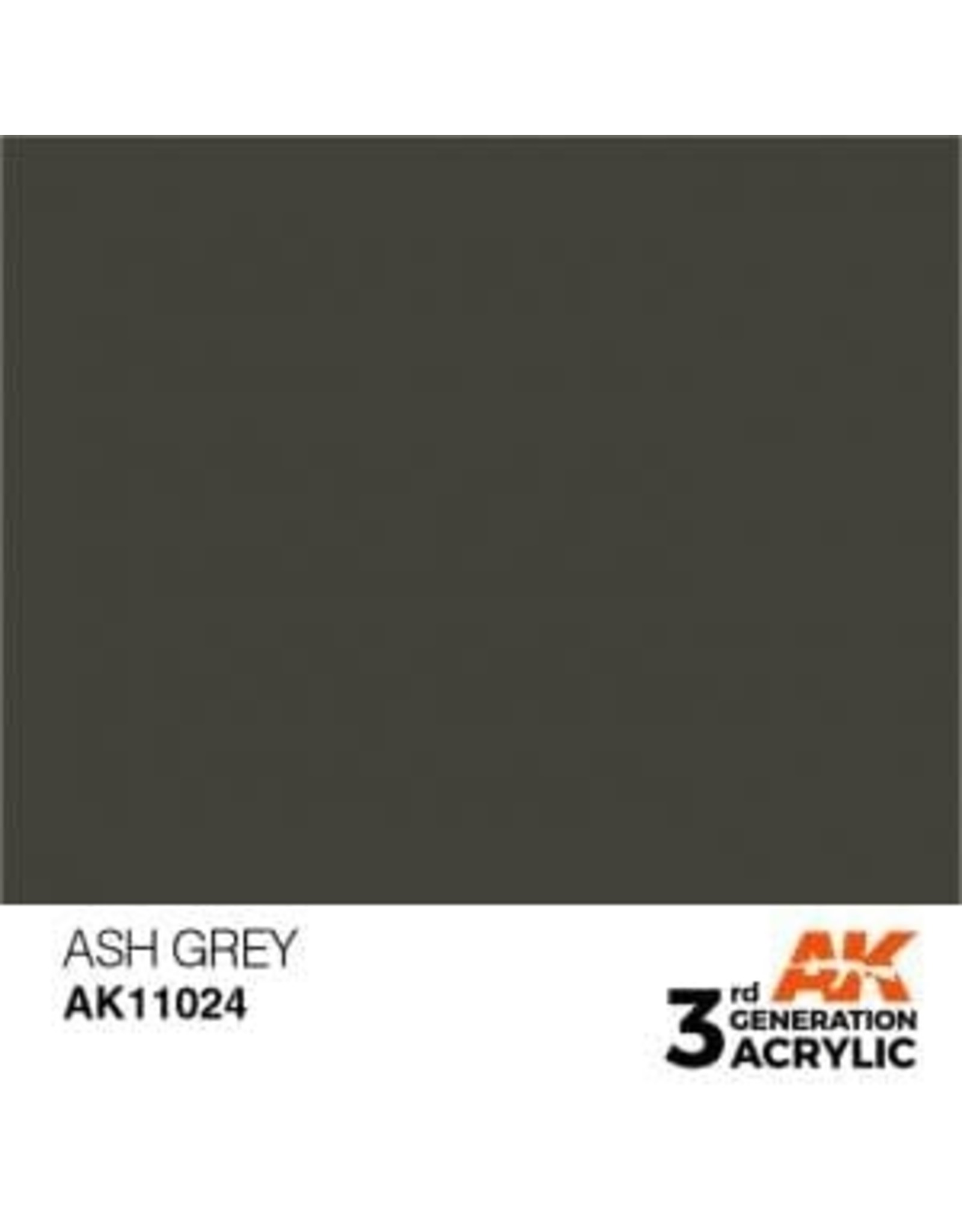AK Interactive 3RD GEN ACRYLIC ASH GREY 17ML