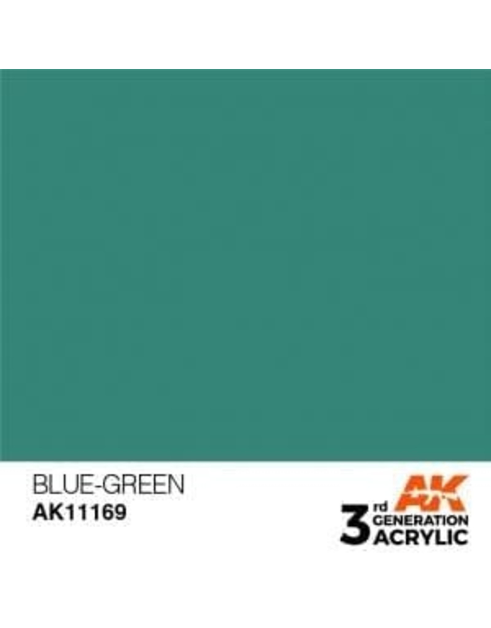 AK Interactive 3RD GEN ACRYLIC BLUE-GREEN 17ML