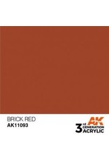 AK Interactive 3RD GEN ACRYLIC BRICK RED 17ML