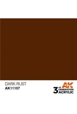 AK Interactive 3RD GEN ACRYLIC DARK RUST 17ML