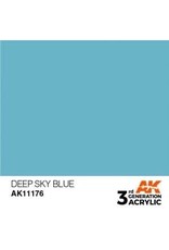 AK Interactive 3RD GEN ACRYLIC DEEP SKY BLUE 17ML