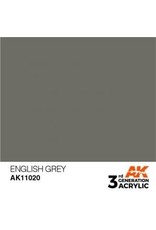 AK Interactive 3RD GEN ACRYLIC ENGLISH GREY 17ML
