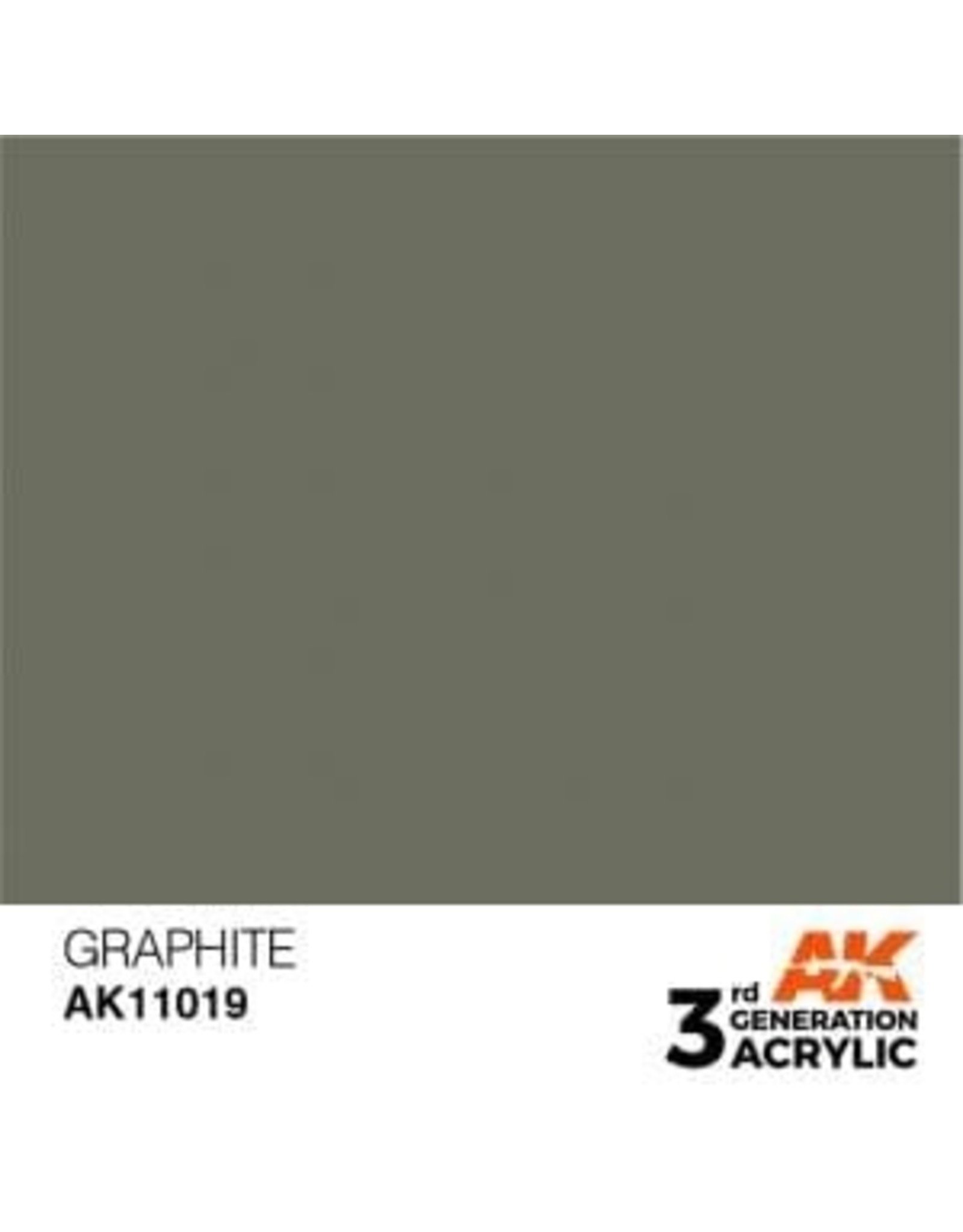 AK Interactive 3RD GEN ACRYLIC GRAPHITE 17ML